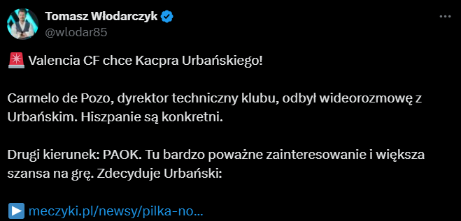HIT! Urbański rozmawia z klubem z LaLiga!